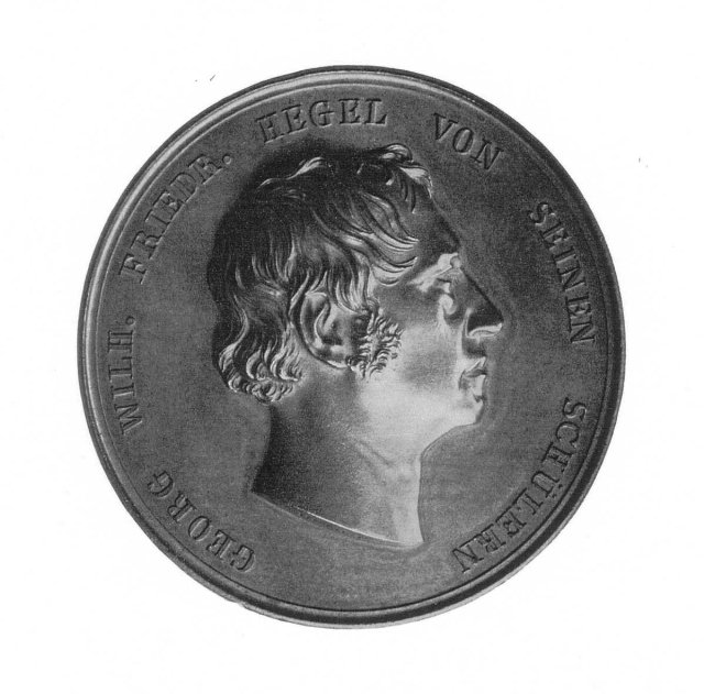 Hegel, medaille von August Held