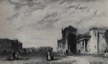 Die Berliner Universität, in der Straße 'Unter denLinden'